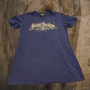 Y2K Women's Harley Davidson T Shirt Large